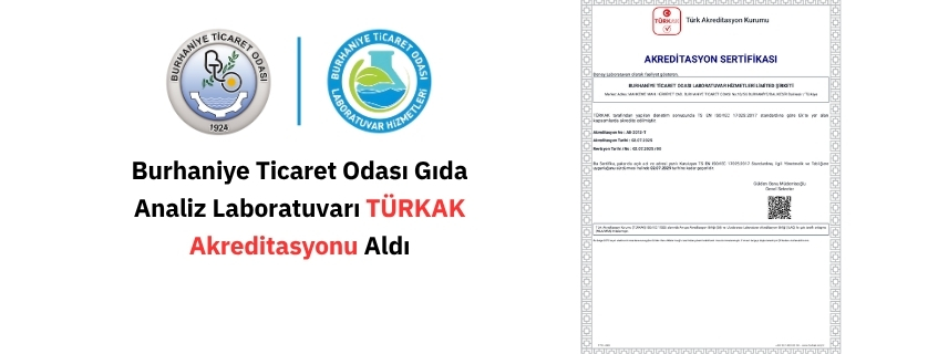 Burhaniye Ticaret Odası Gıda Analiz Laboratuvarı TÜRKAK Akreditasyonu Aldı
